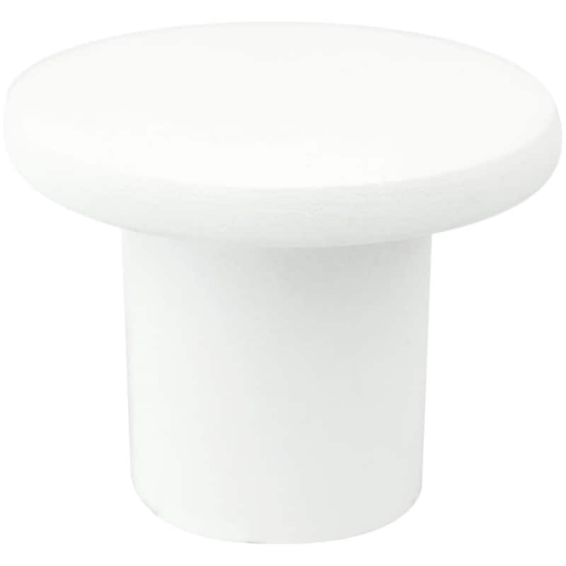 Berenson 6080-1-C Art Tech - Disc 1-1/4" Round Flat Modern Cabinet - White