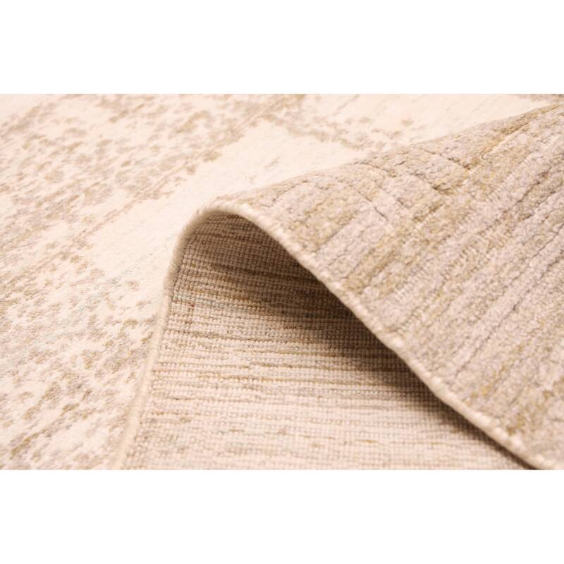 ECARPETGALLERY Hand Loomed Elysian Cream Rug - 8'2 x 9'10