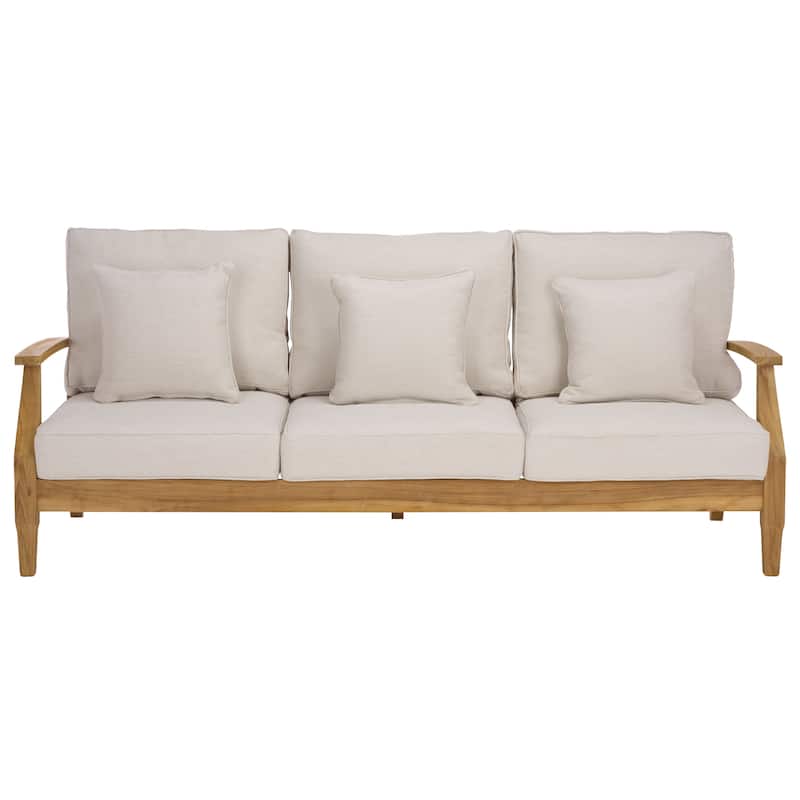 SAFAVIEH Couture Martinique Wood Patio Sofa