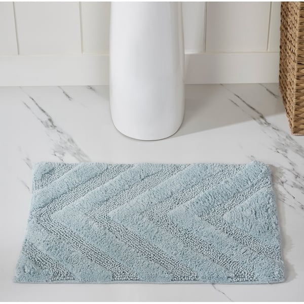 Better Trends 100% Cotton Highly Water Absorbent Bathroom Rugs - Hugo ...