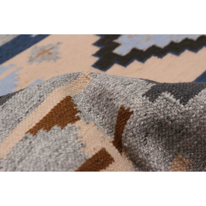Ankara FW Grey Kilim 5'2" x 8'0" - 5'2 x 8'0