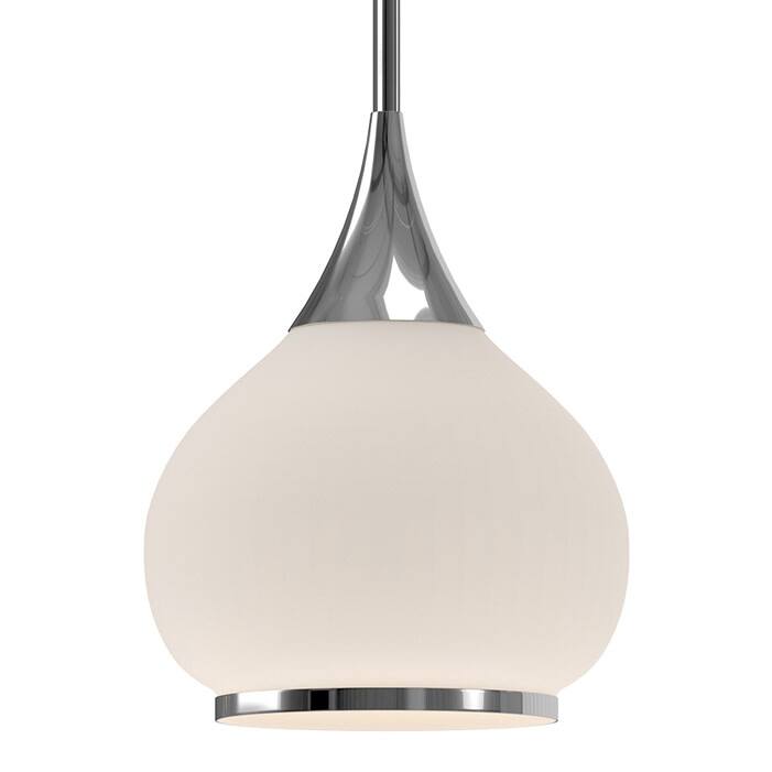 Alora Lighting PD524110OP Hazel 10" Wide Pendant with Opal Glass Shade - Chrome