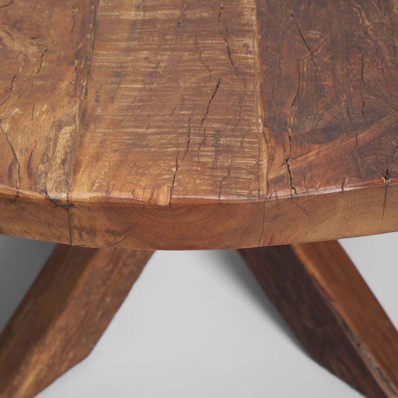 Heidi Reclaimed Brown Wooden Coffee Table - 39.5L x 39.5W x 18.5H