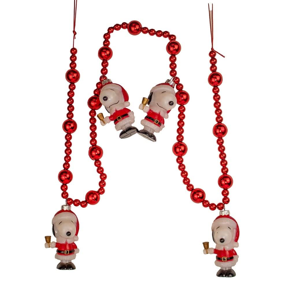 Kurt Adler 4-Foot Peanuts Lighted Snoopy Garland