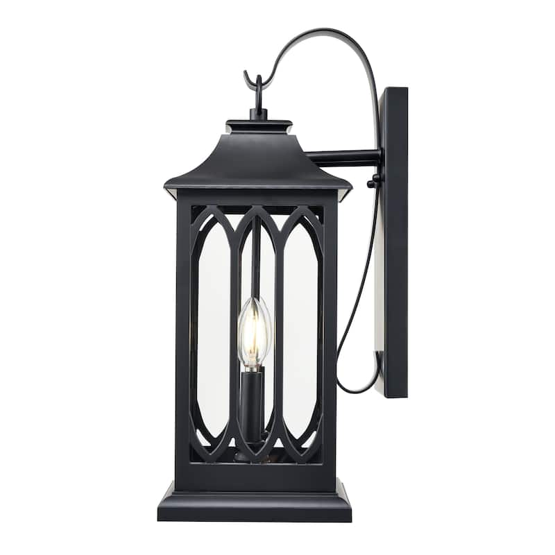 Mallorey Outdoor Wall Sconce Powder Coated Black - Powder Coated Black