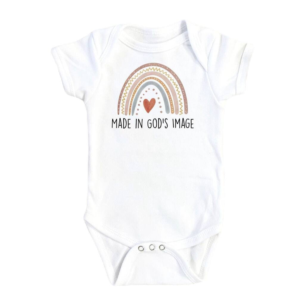 Religious God Image - Baby Boy Girl Clothes Infant Bodysuit Funny Cute Newborn