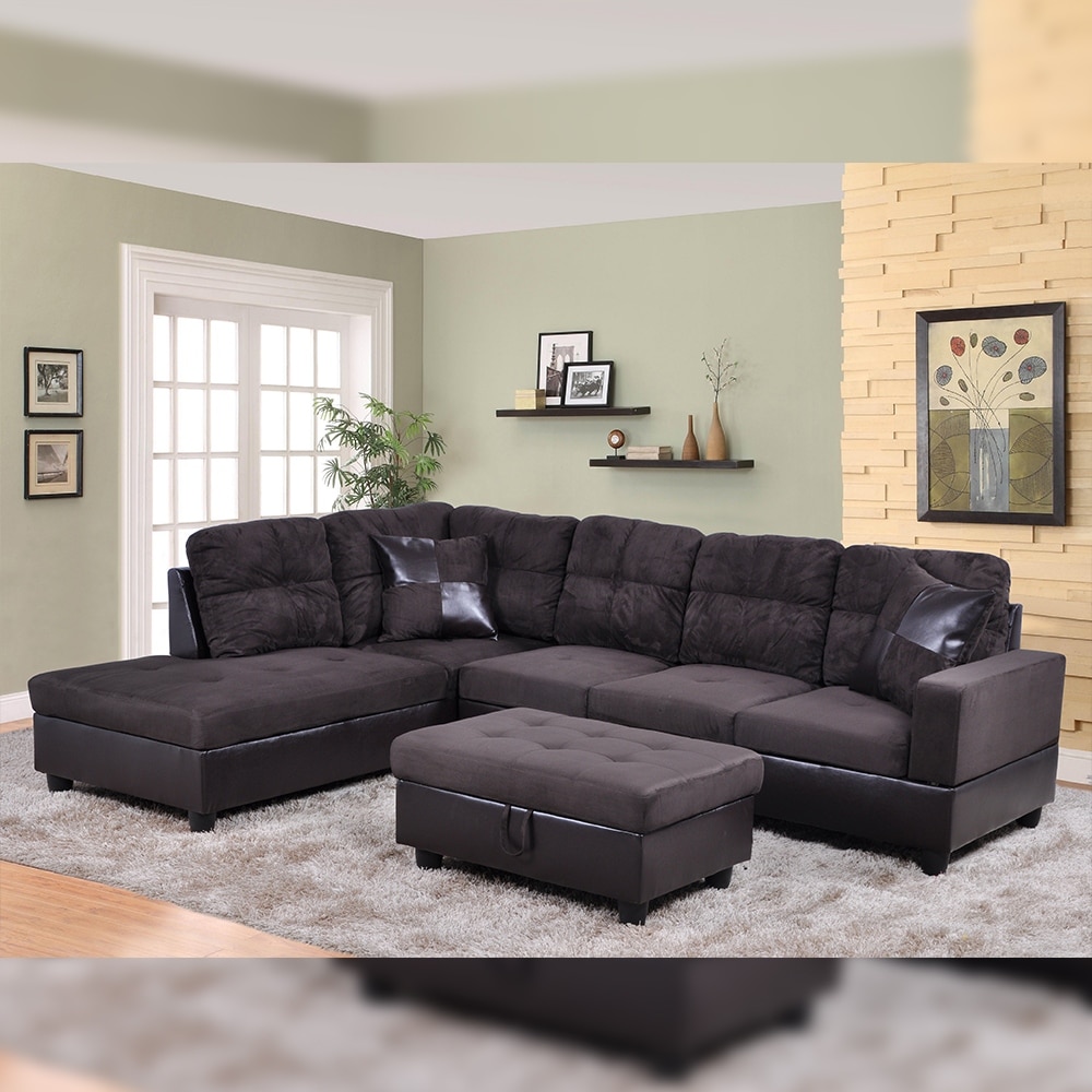 Star home living left chaise sectional with storage ottoman new arrivals