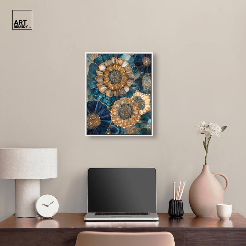 Opulent Geode I Canvas by Art Remedy