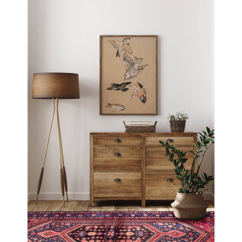 ECARPETGALLERY Hand-knotted Anadol Dark Navy Wool Rug - 4'0 x 7'6