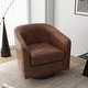 preview thumbnail 44 of 143, Modern 360°Swivel Accent Chairs Barrel Armchairs