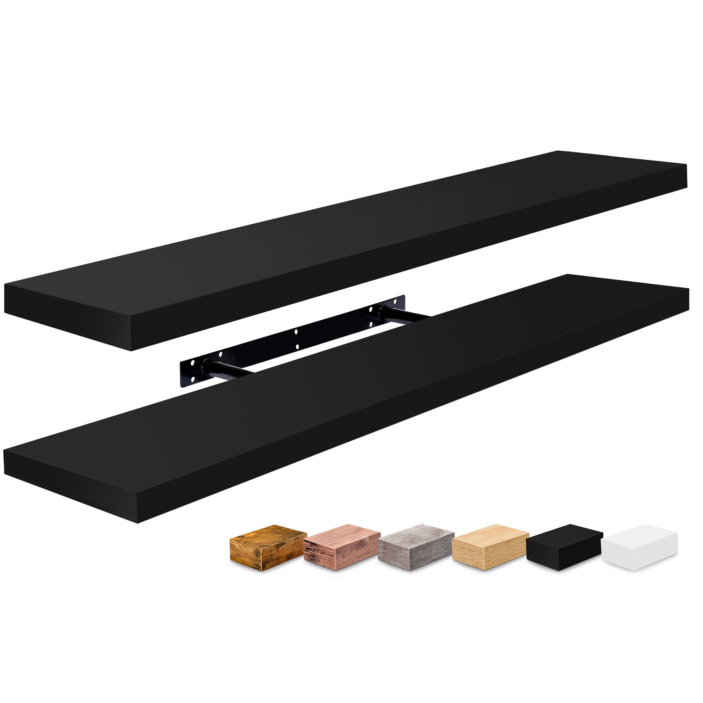 Sorbus Long Floating Shelves for Wall Set of 2 - 35"L x 9"W x 1.5"H