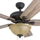 preview thumbnail 6 of 6, Prominence Home Black Mountain Farmhouse 52" Aged Bronze Ceiling Fan with Light, 3 Speed Remote