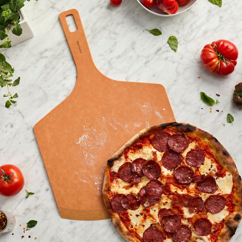 ZWILLING BBQ+ 2-pc Plant Fiber Pizza Peel and Cutter Set