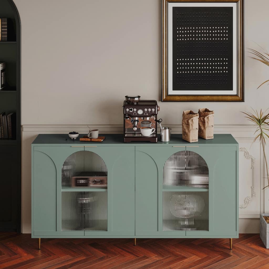 Accent Cabinet Lacquered Wooden Cabinet