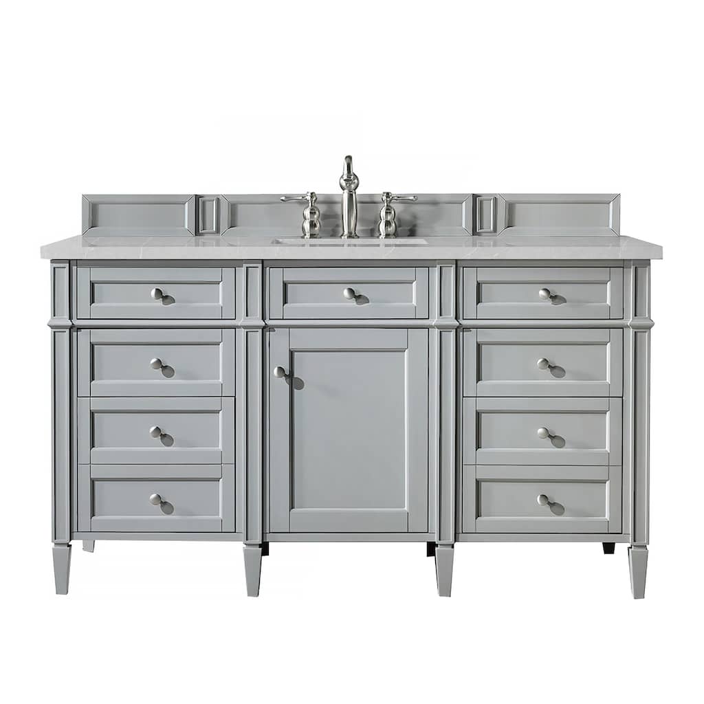 James Martin Vanities Brittany 60" Single Vanity, Urban Gray