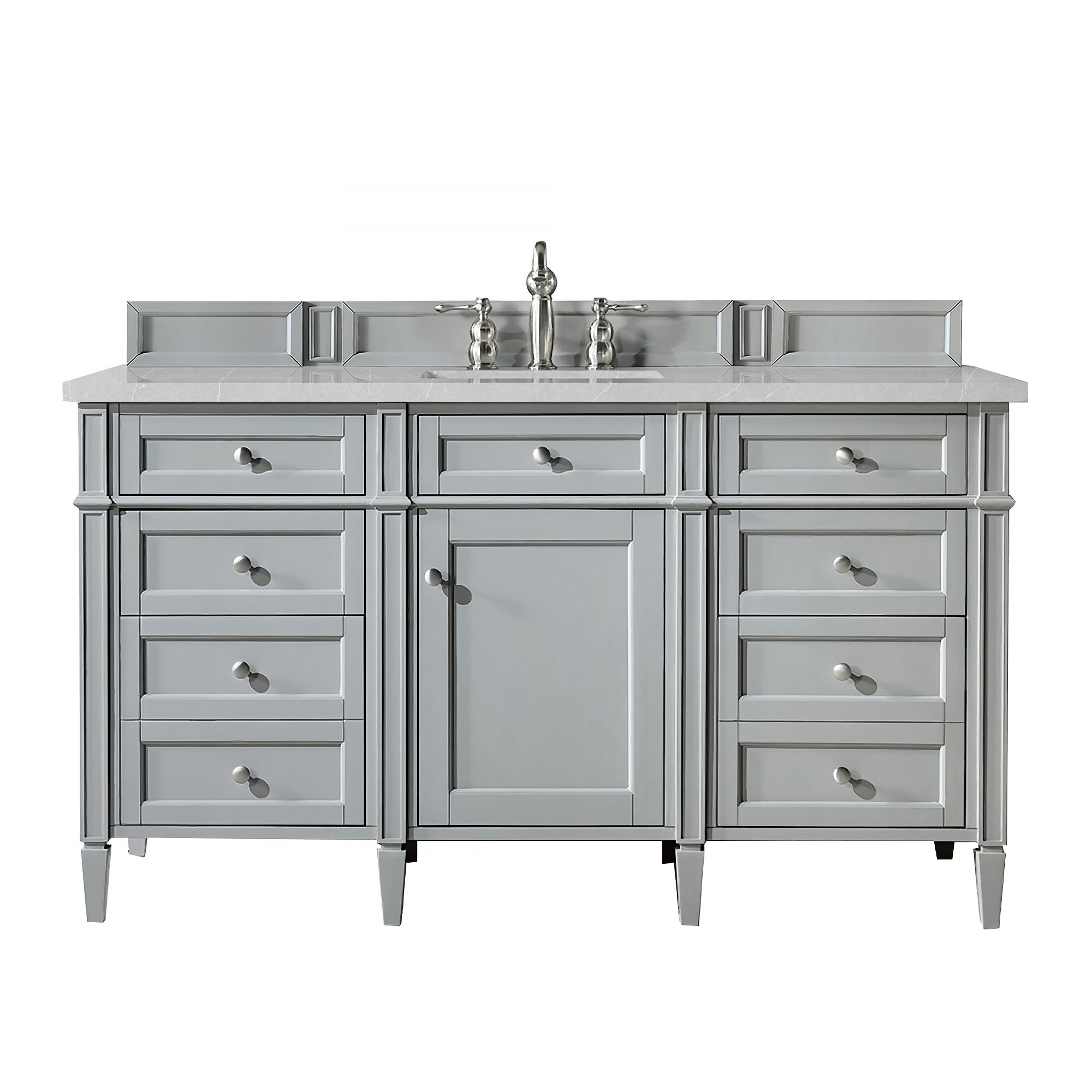 James Martin Vanities Brittany 60" Single Vanity, Urban Gray