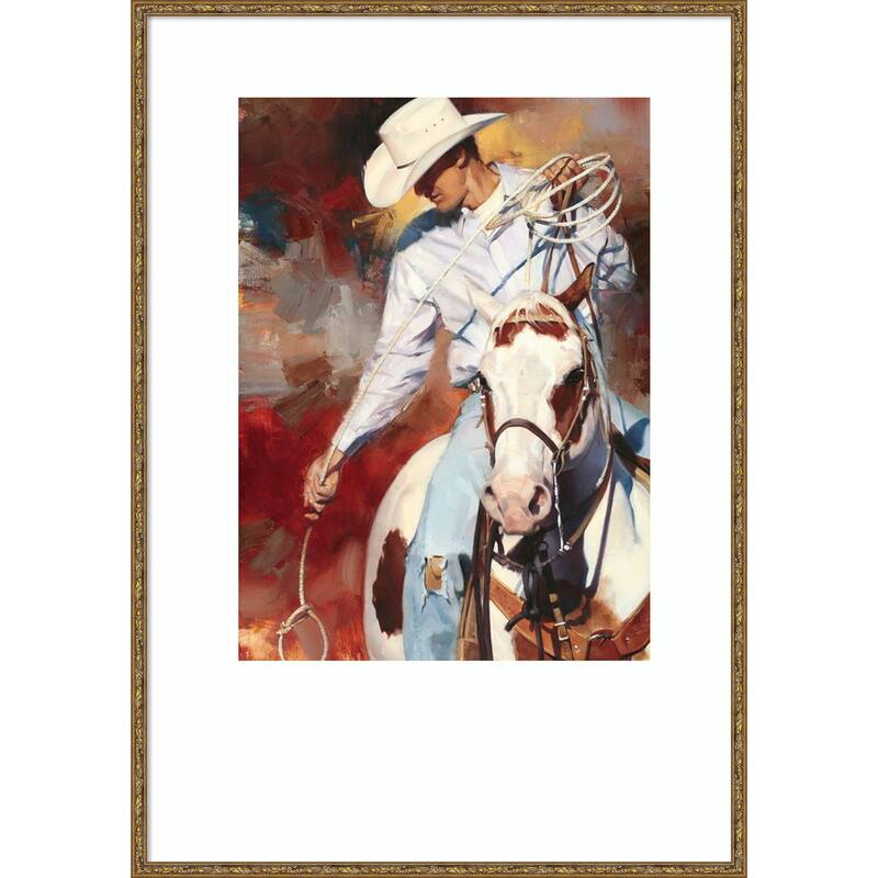 The Roper by Julie T. Chapman Wood Framed Wall Art Print