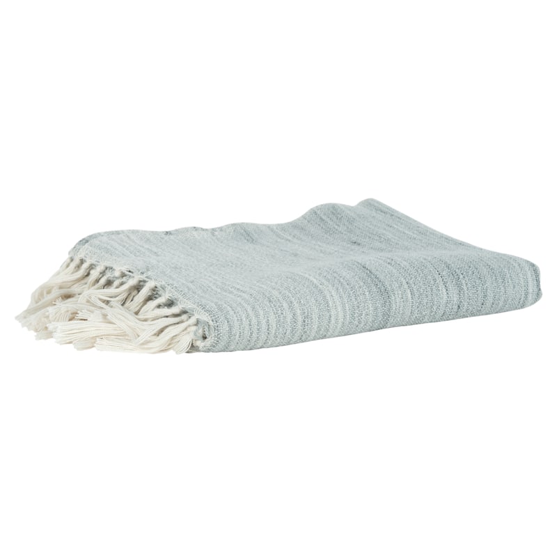 Rizzy Home Striped Hand-tied Throw Blanket