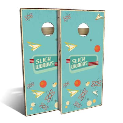50s Diner Outdoor Cornhole Board Set