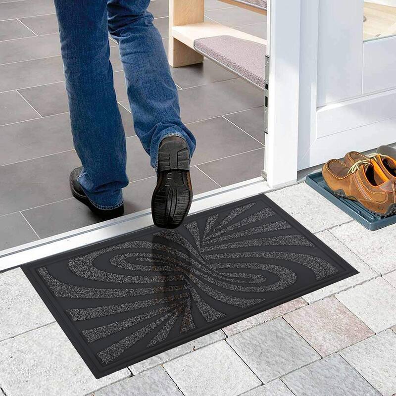 Superio Non-Slip Doormat for Entry, 18" x 30", Waterproof, Mat