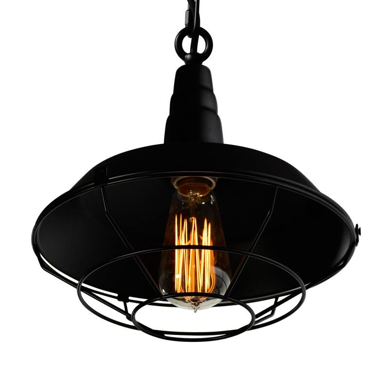 Morgan 1 Light Down Mini Pendant With Black Finish
