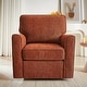 preview thumbnail 4 of 20, 360-Degree Swivel Accent Chair w/Storage Pockets，Chenille Upholstery Barrel Accent Chair
