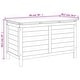 preview thumbnail 32 of 79, vidaXL Patio Storage Box with Lid for Outdoor Garden Furniture Solid Wood Fir