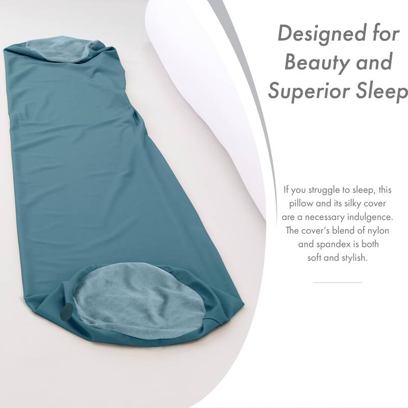 Cover Only - Body Pillowcase - Spandex/Nylon Blend for Silky Touch