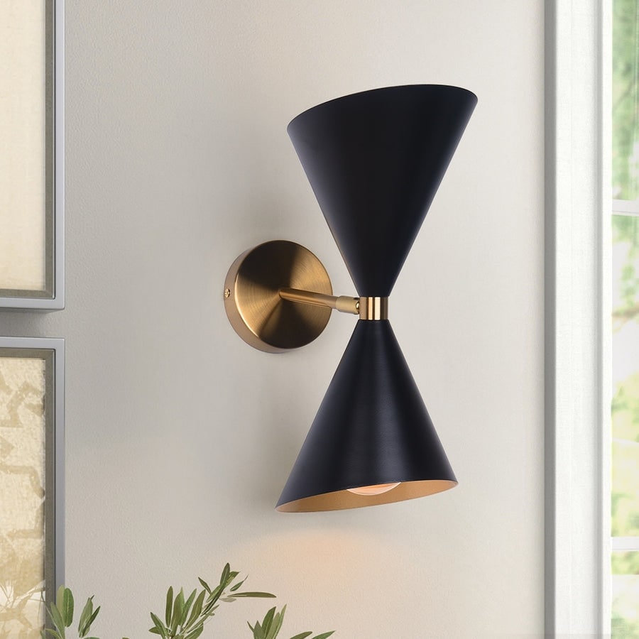 Cone top wall sconce