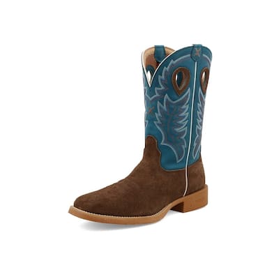 Twisted X Western Boots Mens Tech X Chocolate Stormy Blue MXTR002