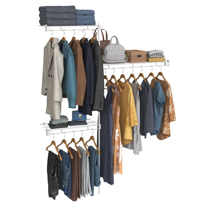 ClosetMaid 60" Wire Closet Organizer Kit