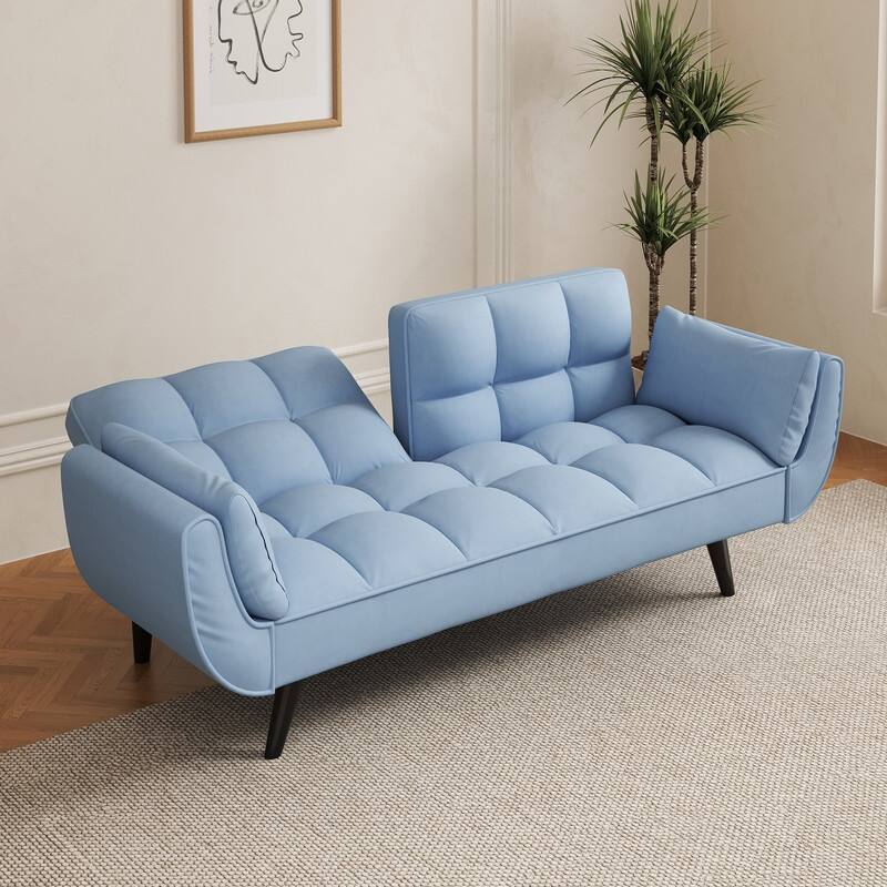 Adjustable square double sofa bed