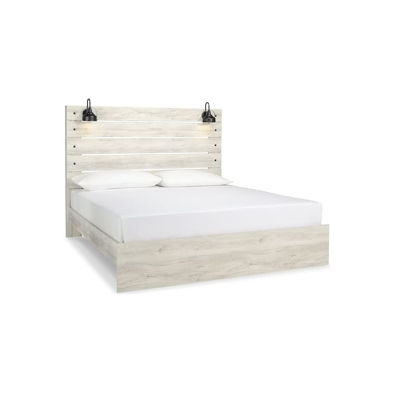 Cambeck Whitewash Panel Bed