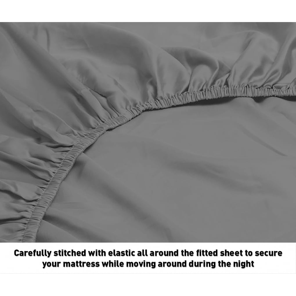 Fresh Home 1000 Thread Count Egyptian Quality Cotton Deep Pocket Dobby Stripe-image