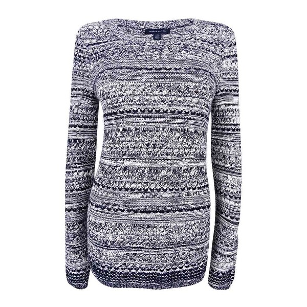 tommy hilfiger blue and white striped sweater