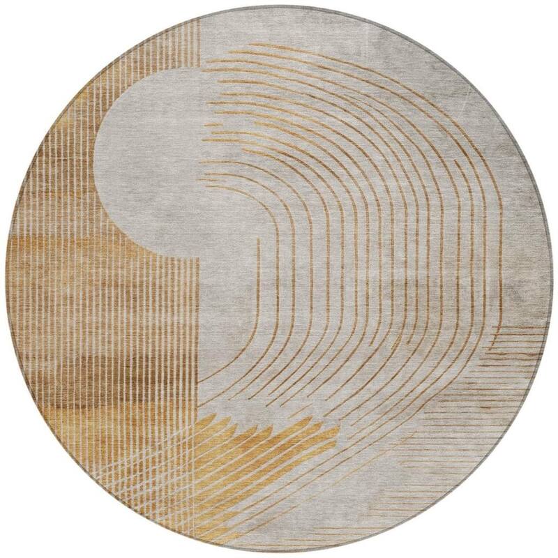 HomeRoots Geometric Transitional Rectangle Outdoor Rug