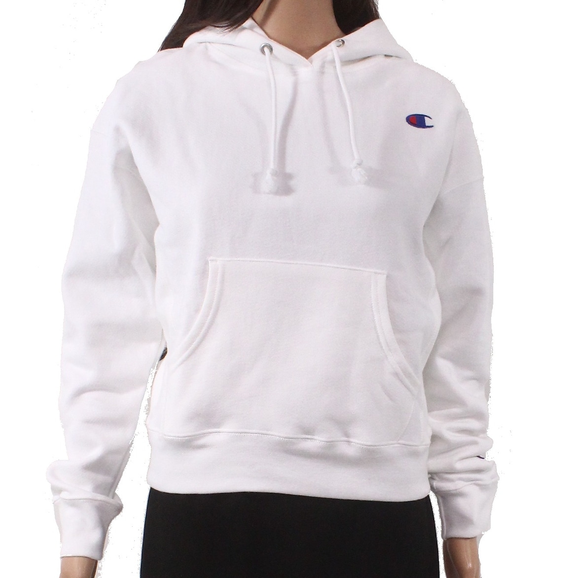 Womens Hoodie White Size Large L 