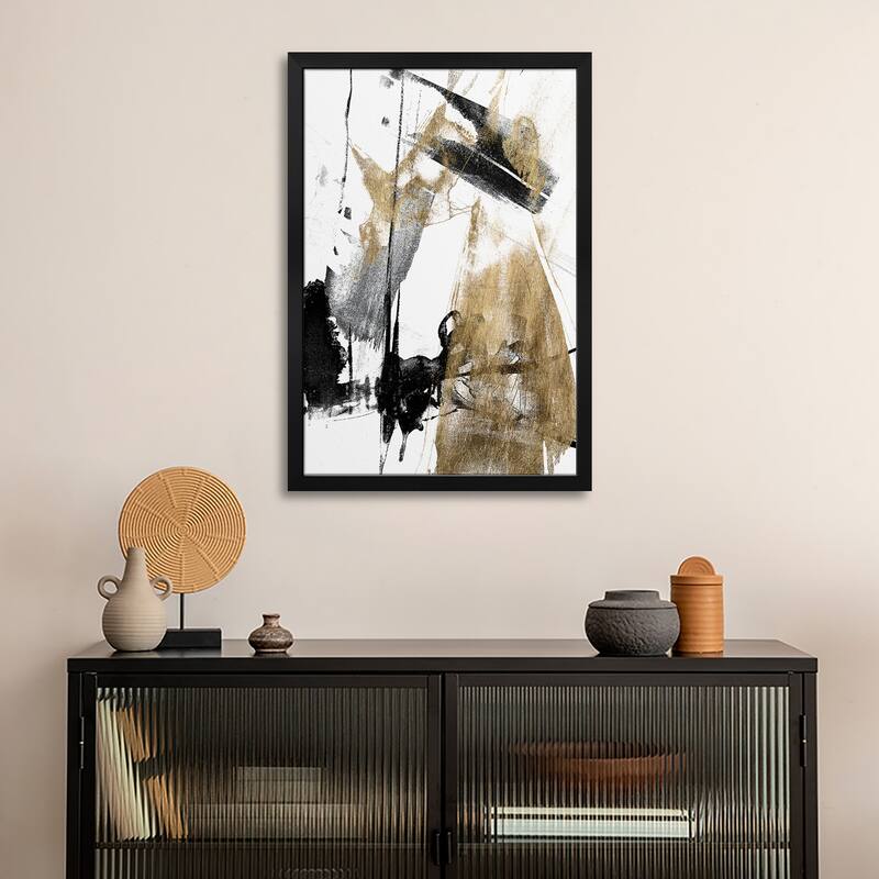 Glam & Black II Premium Framed Poster by Jennifer Goldberger