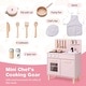 preview thumbnail 12 of 18, Costway Kids Kitchen Playset with Light up Stove & Cooking Sounds Oven - See Details