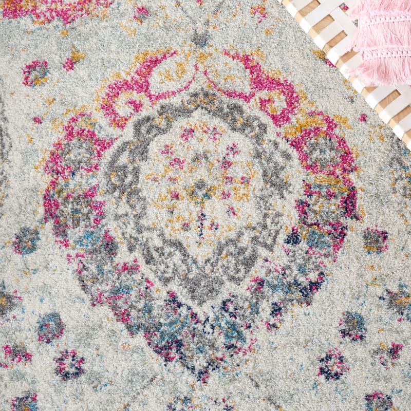 SAFAVIEH Madison Belle Boho Glam Paisley Pattern Area Rug
