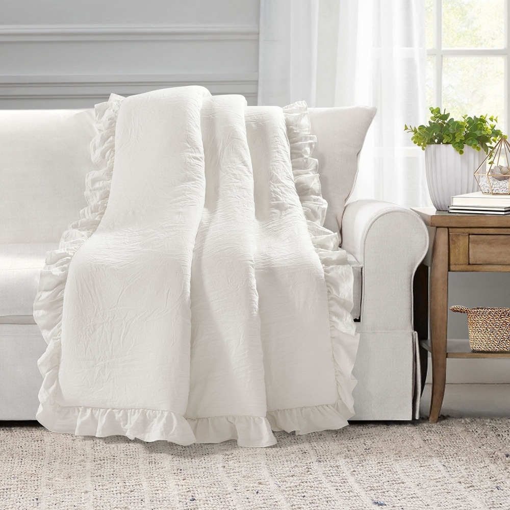 White Shabby Chic Blankets and Throws Shop our Best Blankets