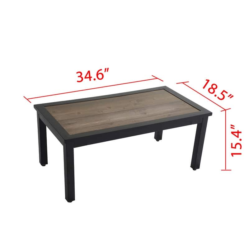 Patio Festival Outdoor X-Back Collection Coffee Table