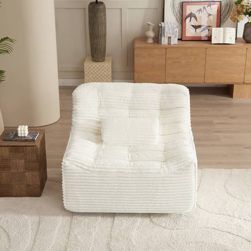 360 Oversize swivel Glider Chair with switchable head pillow and waist pillow , comfortable compression swivel chair