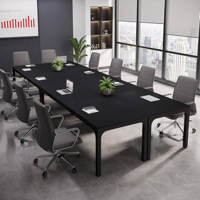 78.74" Large Rectangle Conference Table/Desk, Modern Seminar Meeting Table, Business Tables for Boardroom & Office
