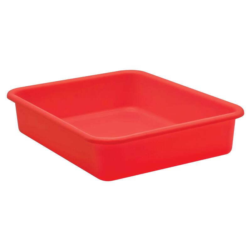 Teacher Created Resources Red Large Plastic Letter Tray, Pack of 6