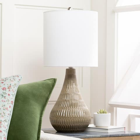 Kele 27" Global Ceramic Table Lamp - 27"H x 12"W x 12"D