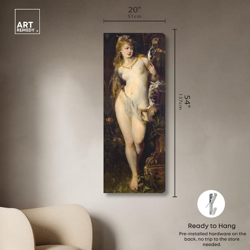 Five Senses Face Panoramic Canvas by Art Remedy, Gallery Wrapped