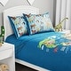 preview thumbnail 5 of 7, World Map 3 Piece Quilt Set-Twin XL Bedding & 2 Pillow Shams by Hastings Home