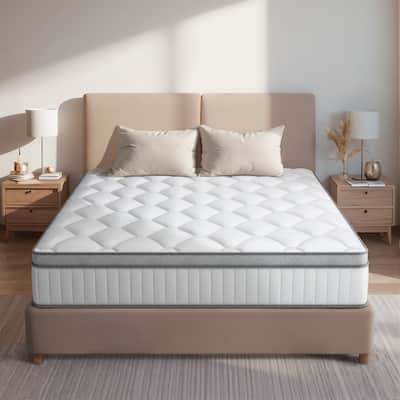 SweDrea 12 in. Firm Gel Memory Foam Mattress with CertiPUR-US and Oeko-TEX , Featuring Bamboo Charcoal Absorption.