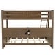 preview thumbnail 10 of 50, Twin XL over Queen/Full XL over Queen Bunk Bed with Storage Cabinets and USB Ports, Solid Wood Bunk Bedframe w/ Storage Shelves